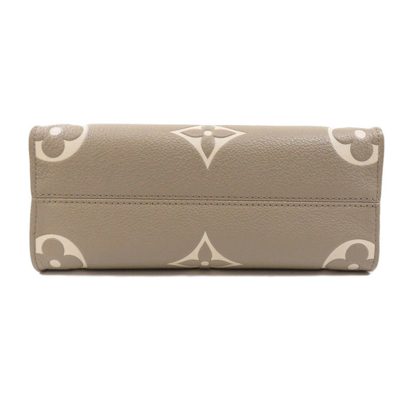 Louis Vuitton On the Go PM Bicolor Tourtrail Crème Handbag Empreinte - Picture 4 of 10